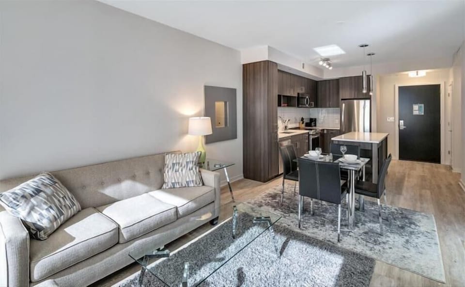 South Arlington Arlington 1 Bedroom with Balcony Living Room