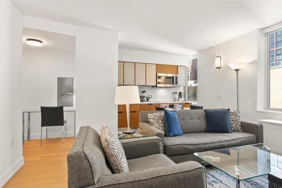Midtown East New York 1 Bedroom Living Room