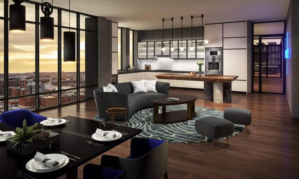 Seaport/South Boston Boston 1 Bedroom Common Area