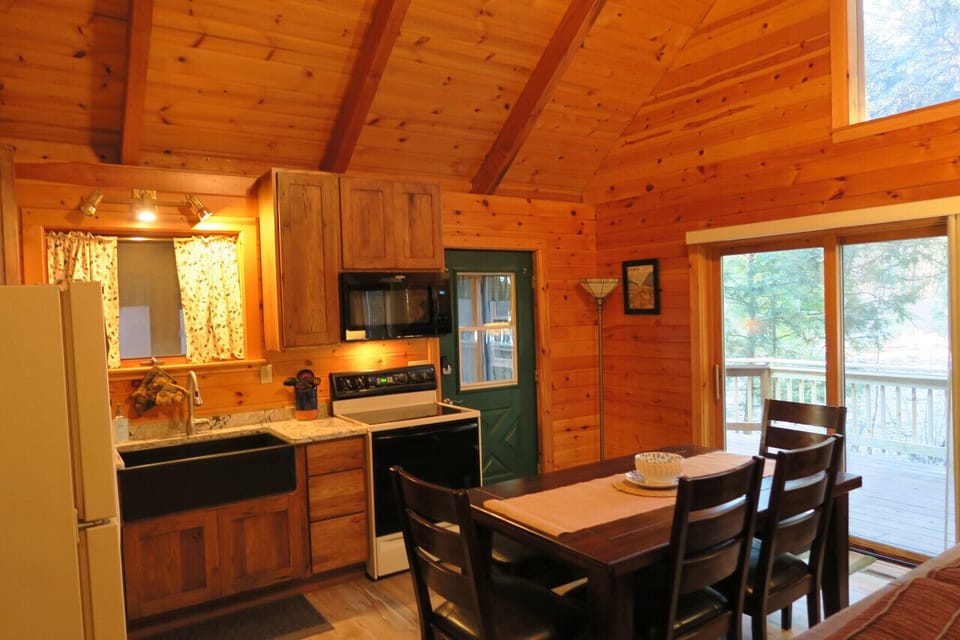 Step out on the deck and enjoy the lake views