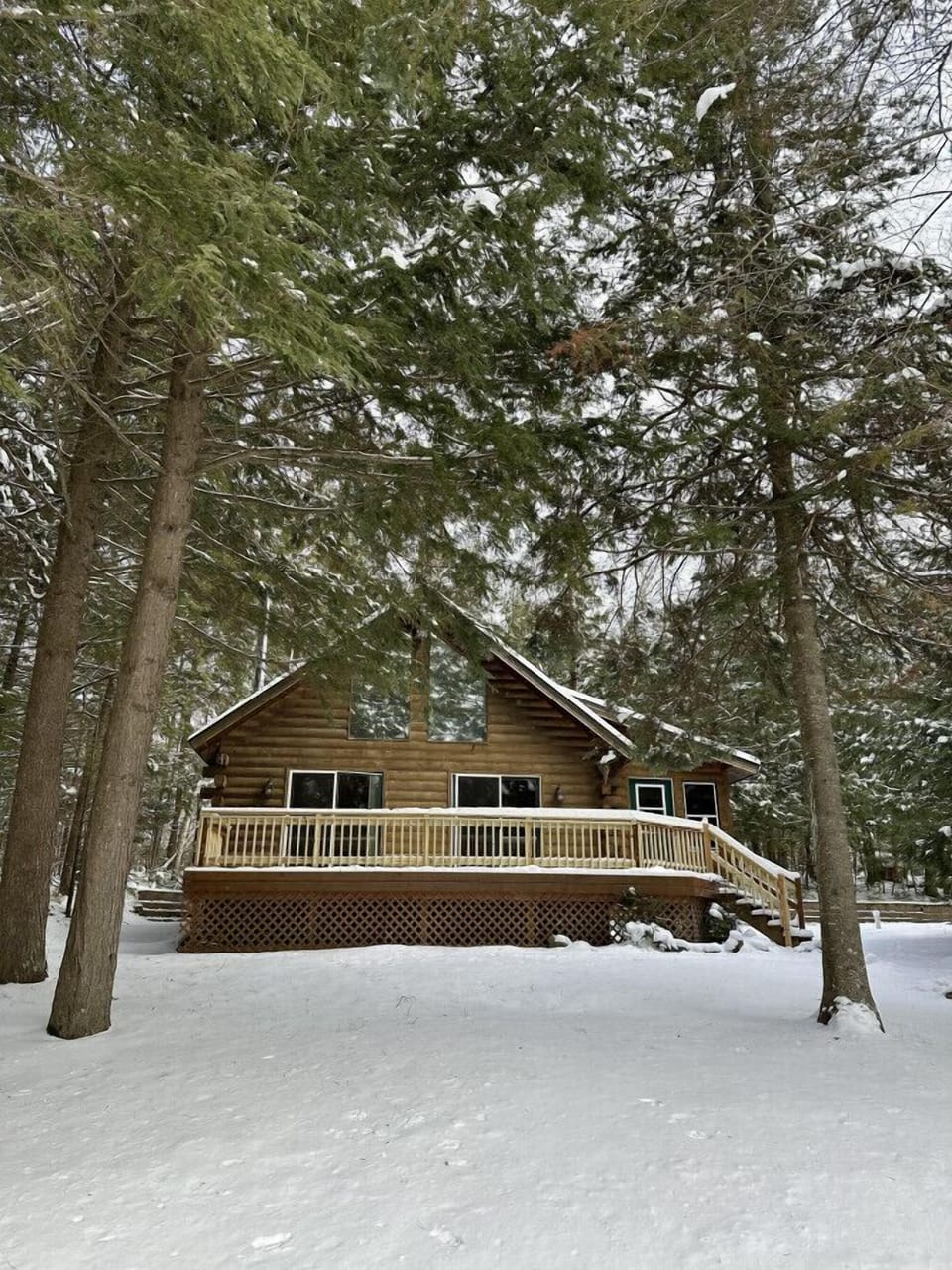 Winter wonderland when snow covered