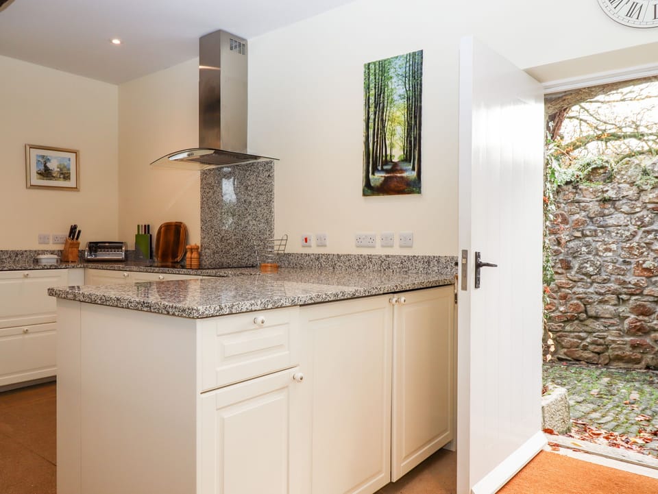 Fridge, dishwasher, electric kettle, toaster