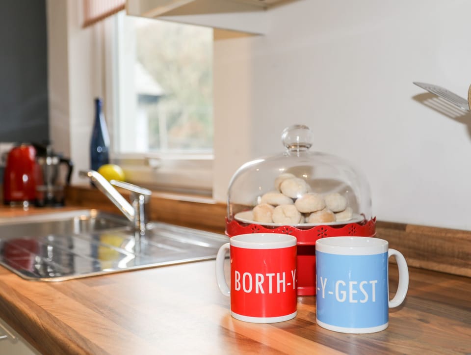 Fridge, dishwasher, electric kettle, toaster