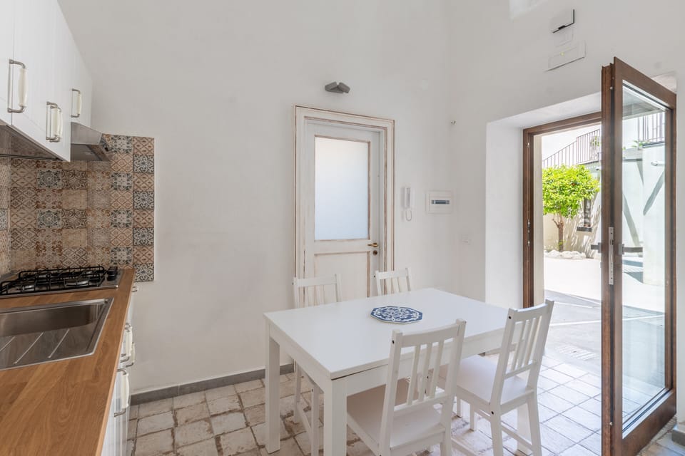 View of the tank entrance