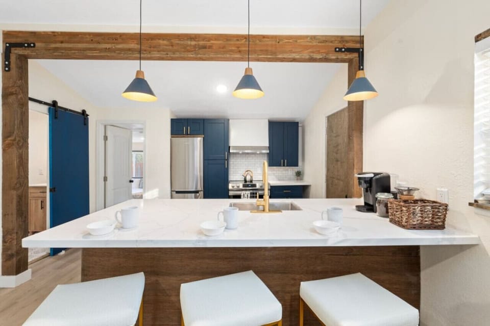 Creating culinary magic in this modern kitchen haven.