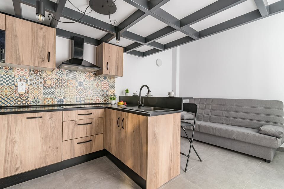 Family Loft (002) | Private kitchen | Microwave, stovetop, coffee/tea maker, electric kettle