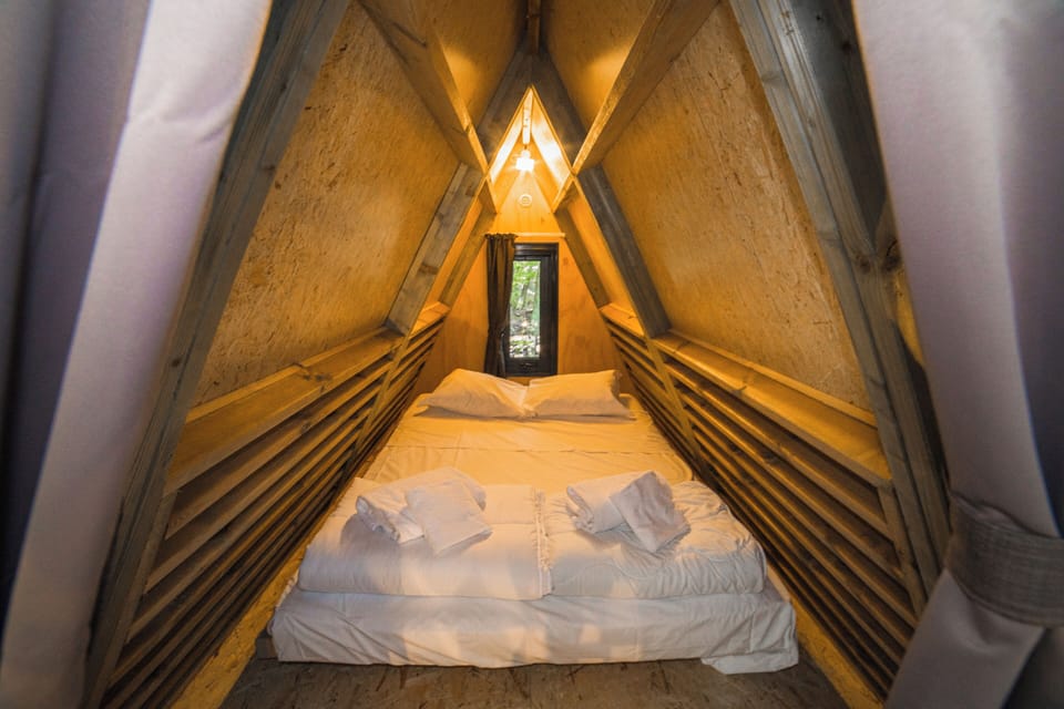 Luxury Tent | Down comforters