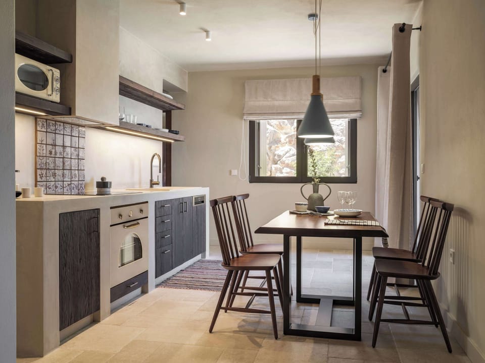 Fully Equipped Modern Kitchen with Dining Area