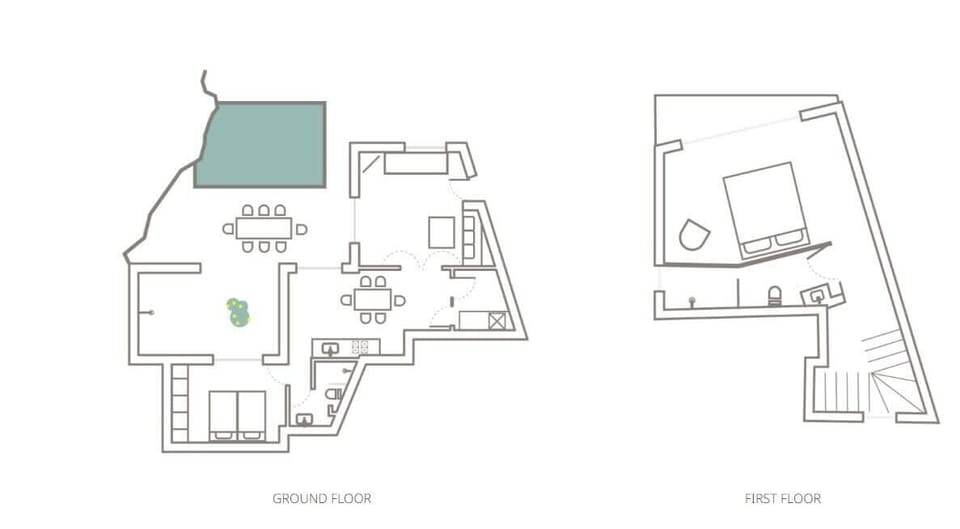 Property layout of the villa