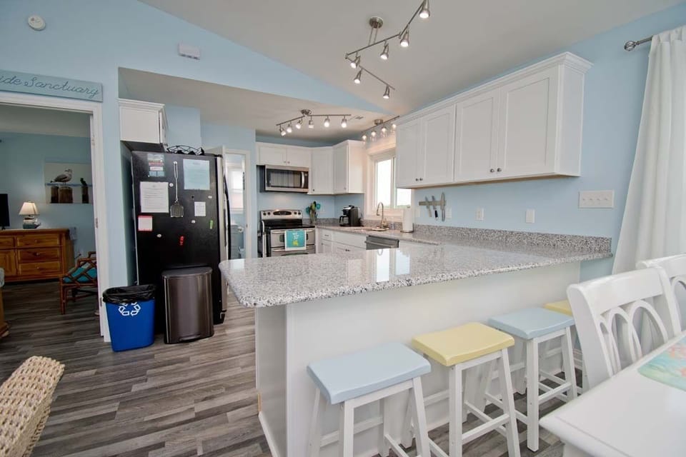 Level Two Kitchen has Bar Seating