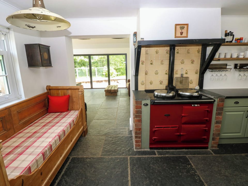 Fridge, dishwasher, electric kettle, toaster