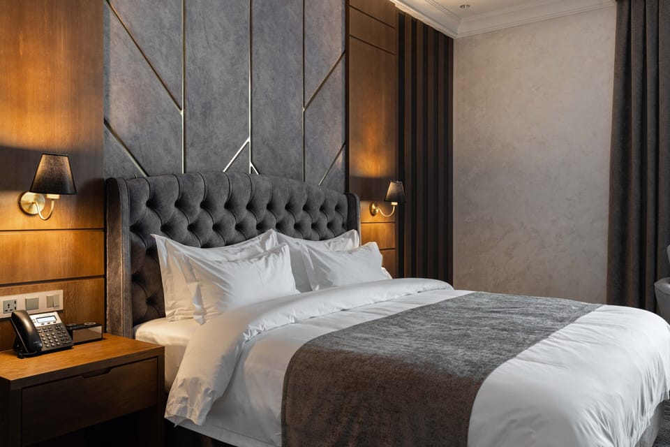 Hypo-allergenic bedding available, minibar, in-room safe, desk