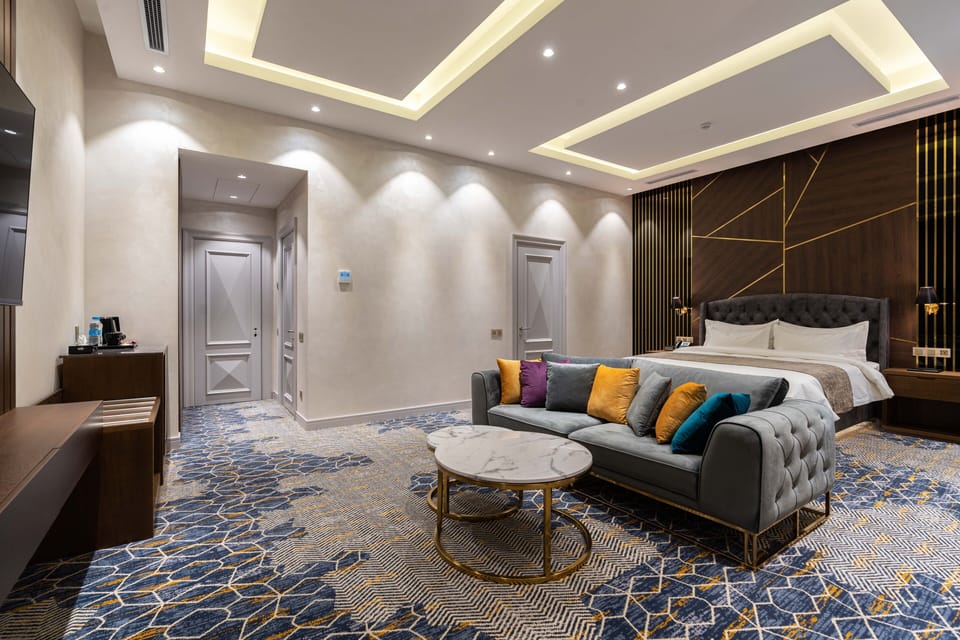 Hypo-allergenic bedding available, minibar, in-room safe, desk