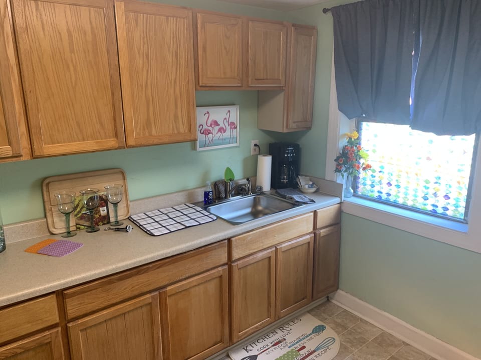 Indoors, Sink, Sink Faucet, Kitchen, Cabinet
