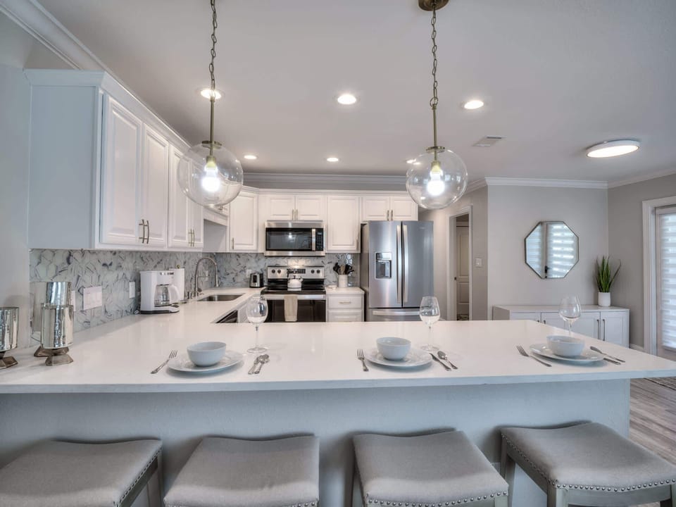 Beautifully remodeled kitchen light bright and ready for your culinary creations to enjoy with family and friends