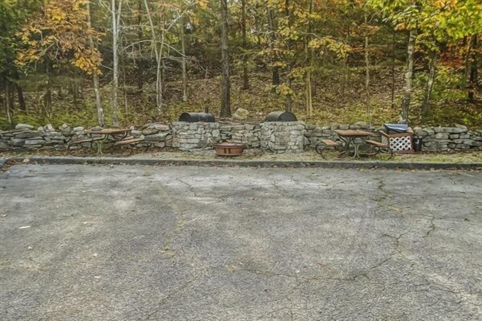 Savor the cozy warmth of the fire and relax with a peaceful picnic