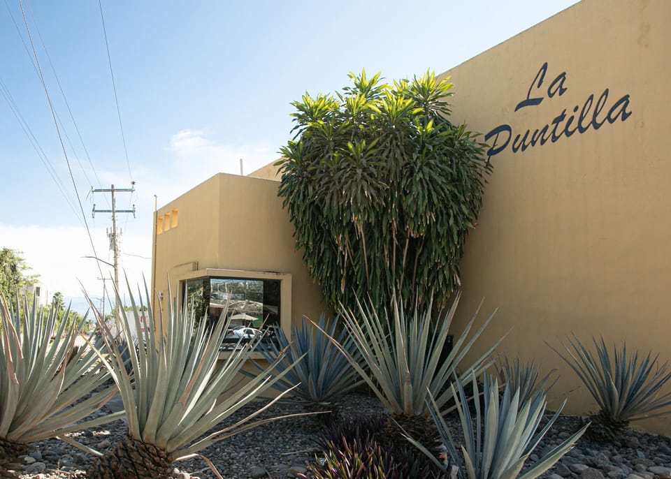 La Puntilla entrance from the main road to Punta Mita.