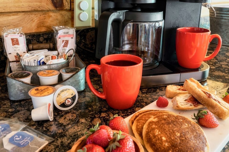 Start your day off with a hot cup of coffee