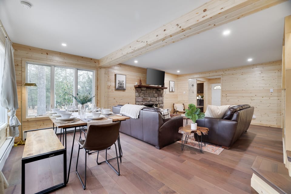 An open floor plan makes this home feel welcoming and spacious.