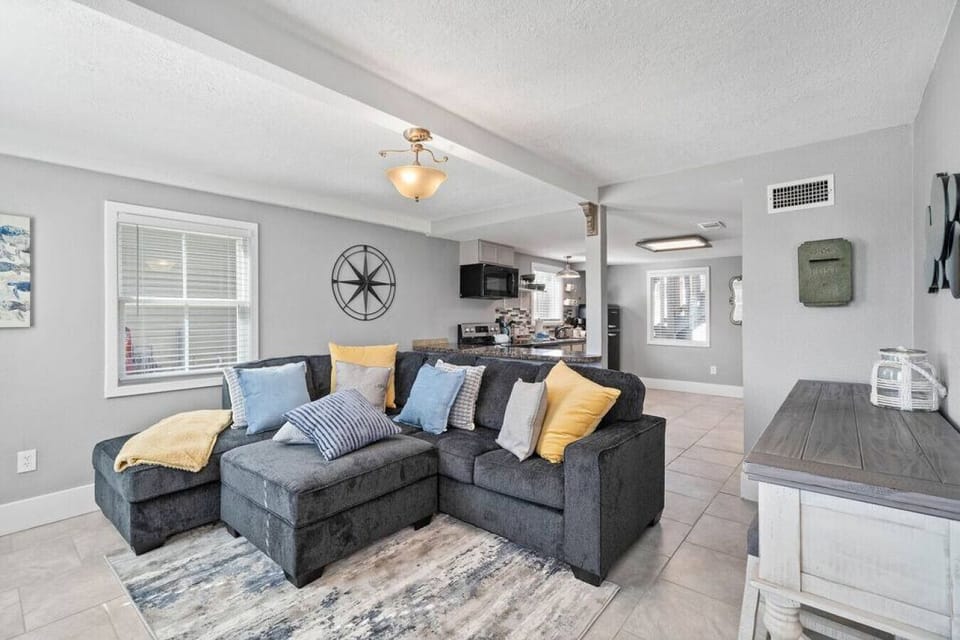 This is the main living room area of the home