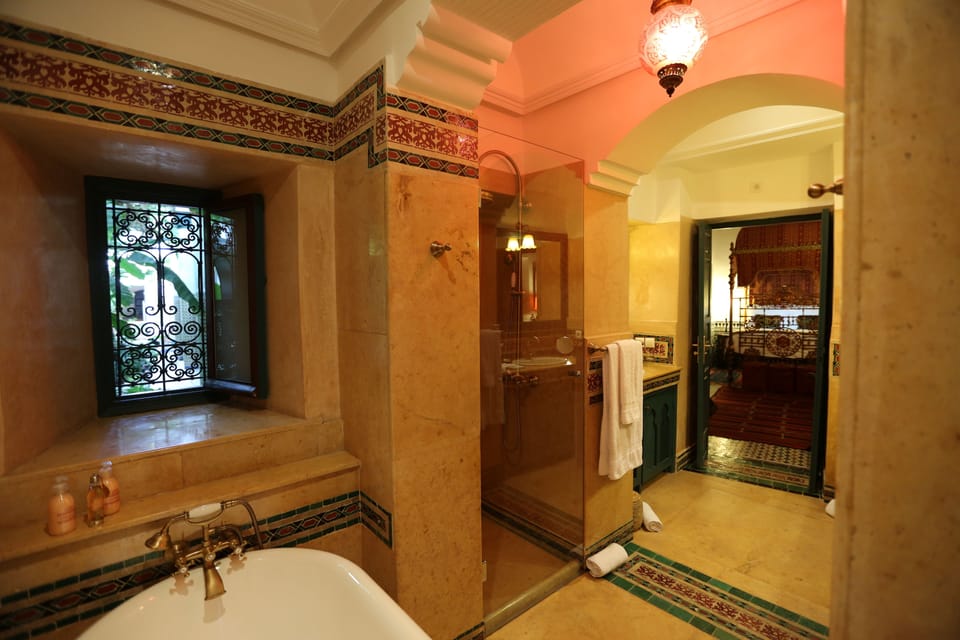 Luxury Suite, Terrace, Garden View (HAREM) | Bathroom | Free toiletries, hair dryer, bathrobes, slippers