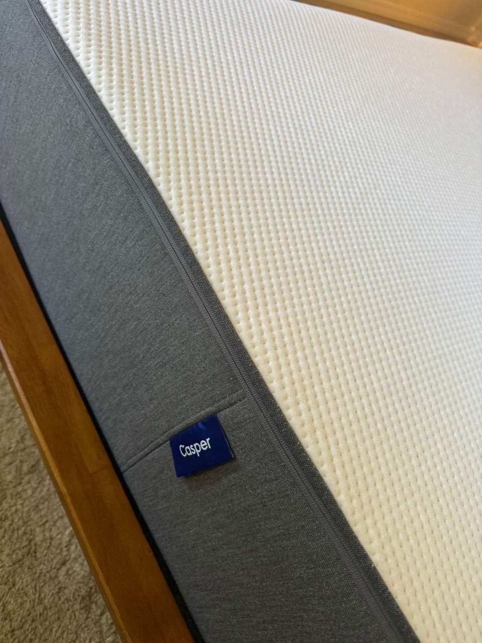 Queen mattress is Casper foam