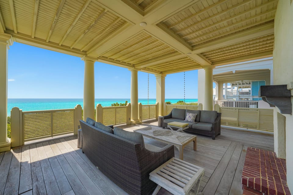 STUNNING GULF VIEWS FROM SECOND FLOOR BALCONY