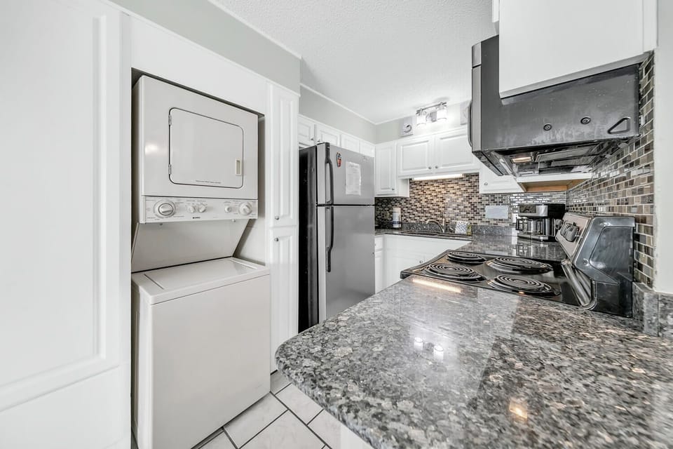 Kitchen and washer and dryer