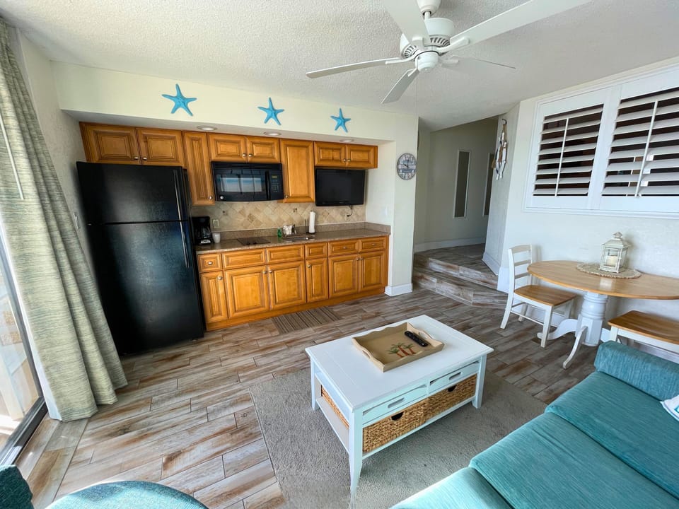Living Area with an Ocean View