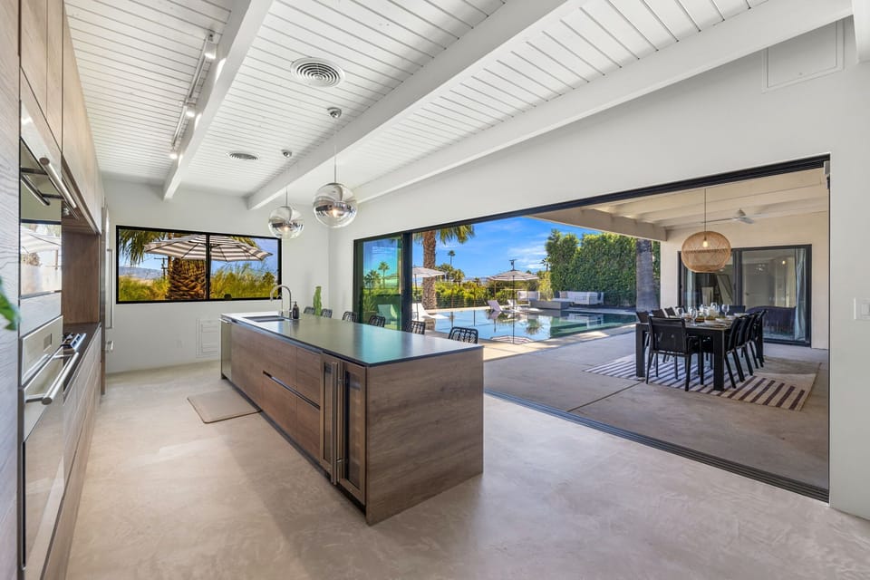 Open the Pocket Doors for Easy Access to Outdoor Amenities