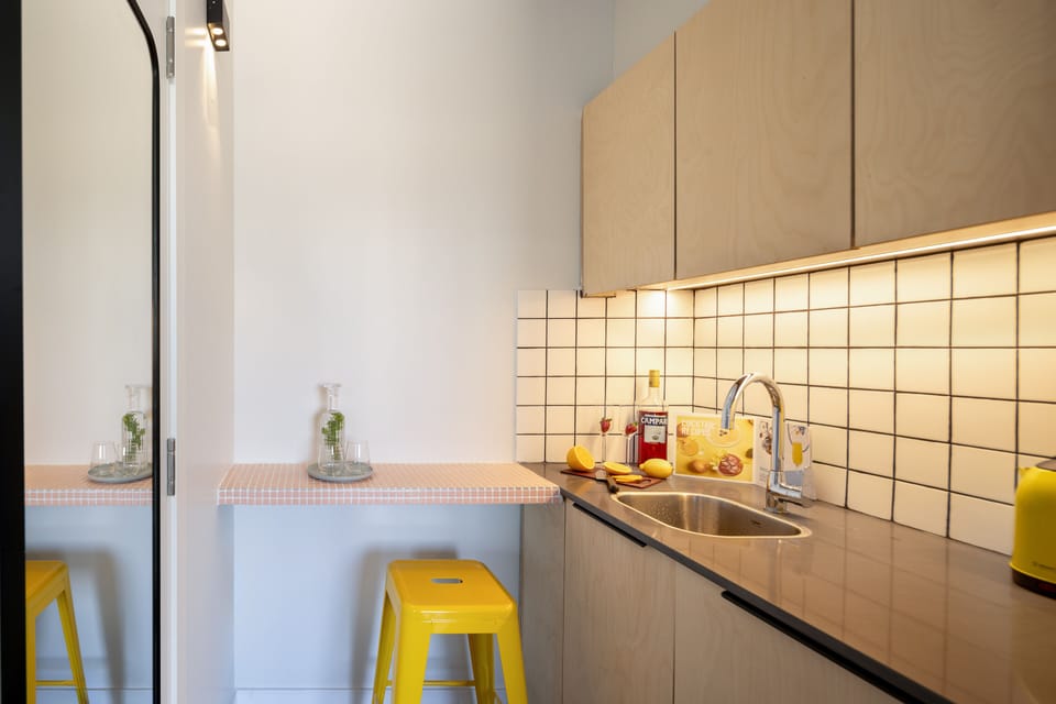 Connecting suites with two Balconies | Private kitchen | Mini-fridge, stovetop, coffee/tea maker, electric kettle