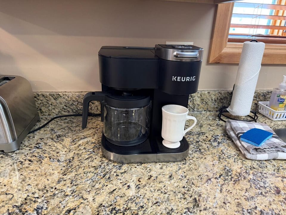 Start your morning right with our coffee station!
