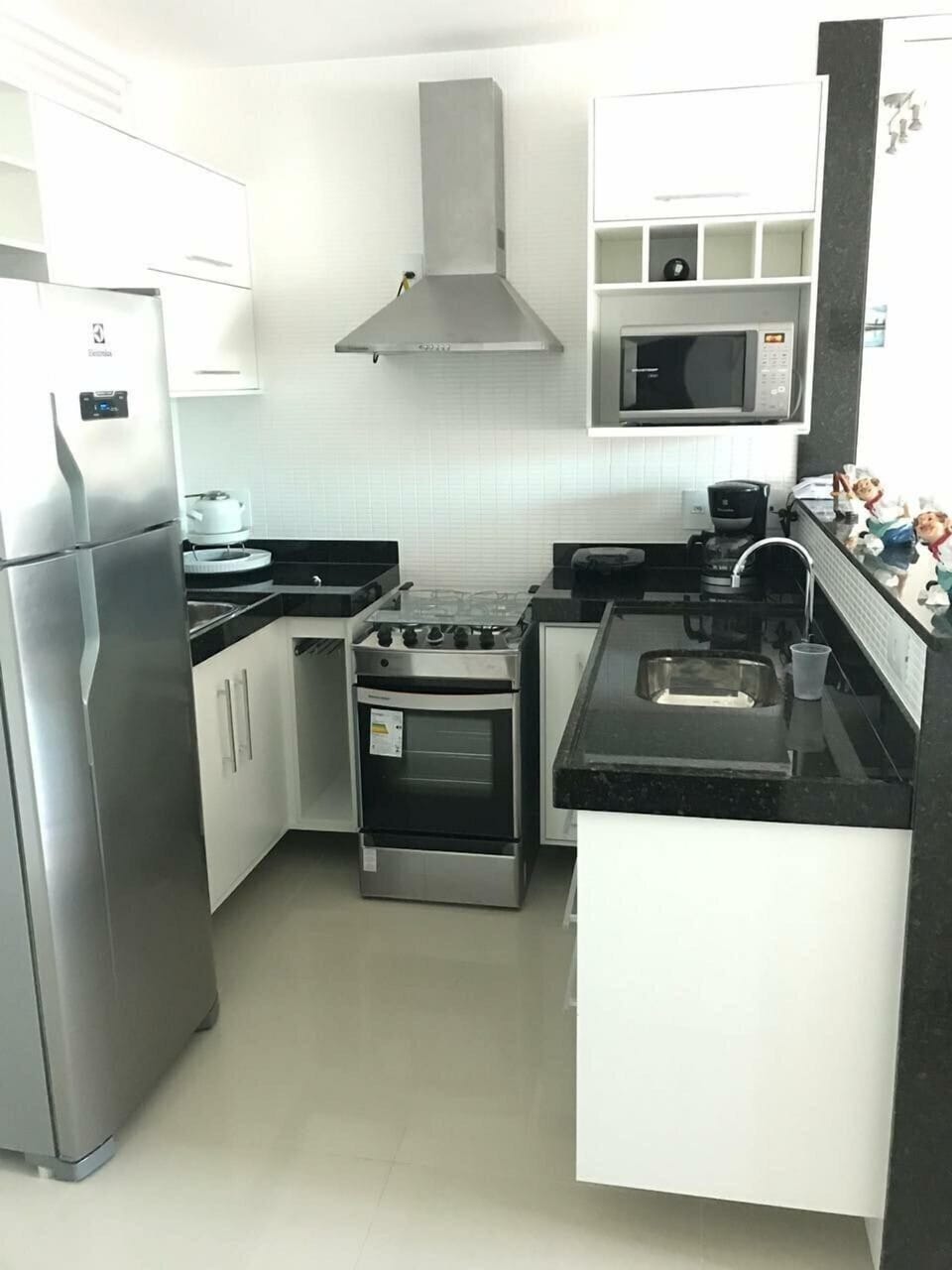 Apartment | Private kitchen | Fridge, microwave, oven, blender