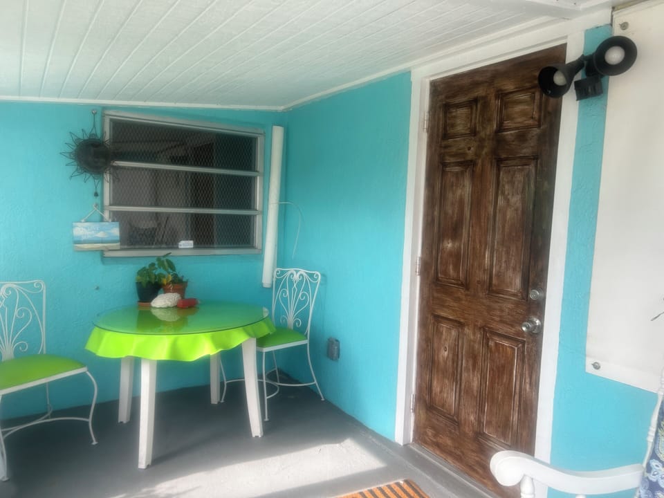 Patio off main room
