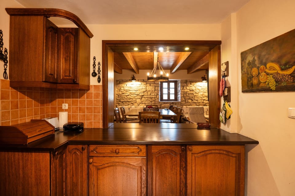 Kitchen and dining area