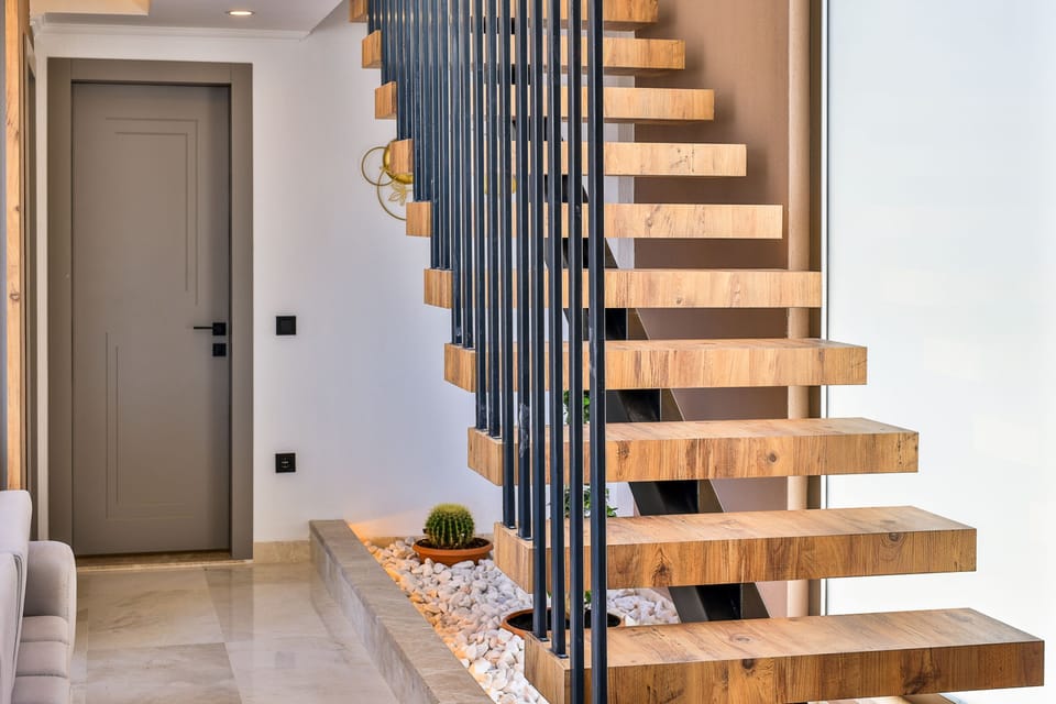 Stylish staircase allure