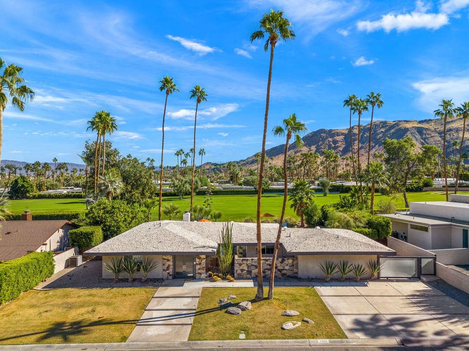 Drone View of Front of Home