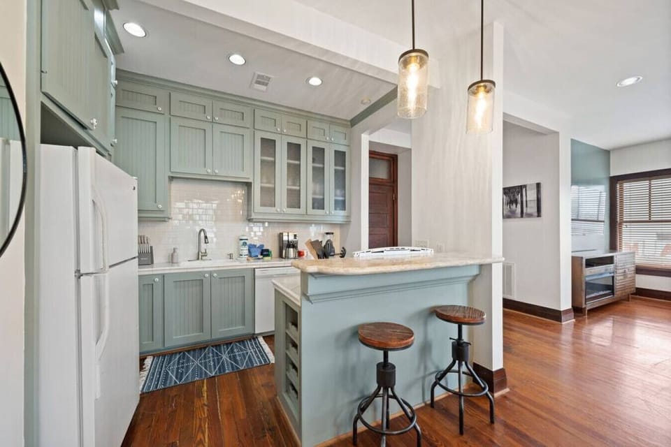 Whip up delicious meals in this charming kitchen