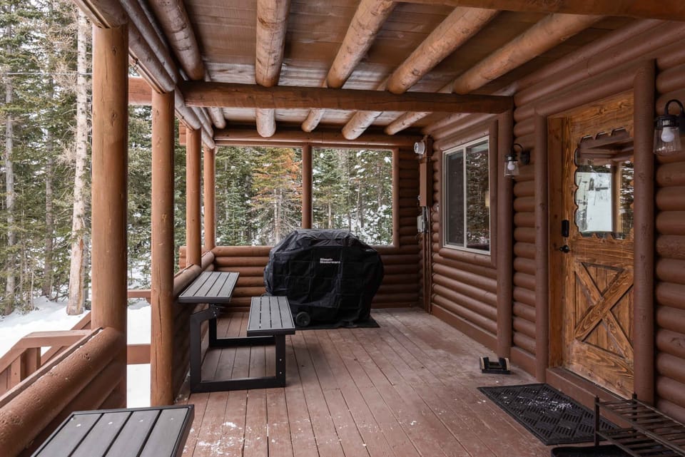 Deck with BBQ