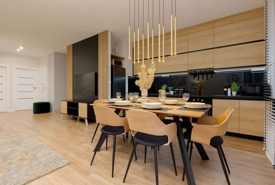 The elegant living room perfect for both relaxation and entertainment.