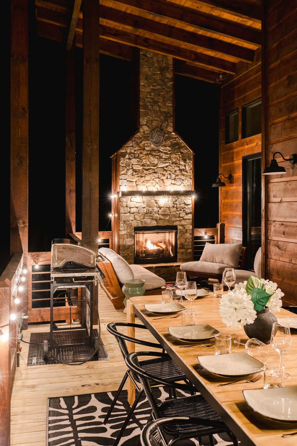 Get set for your lavish evenings at the cabin