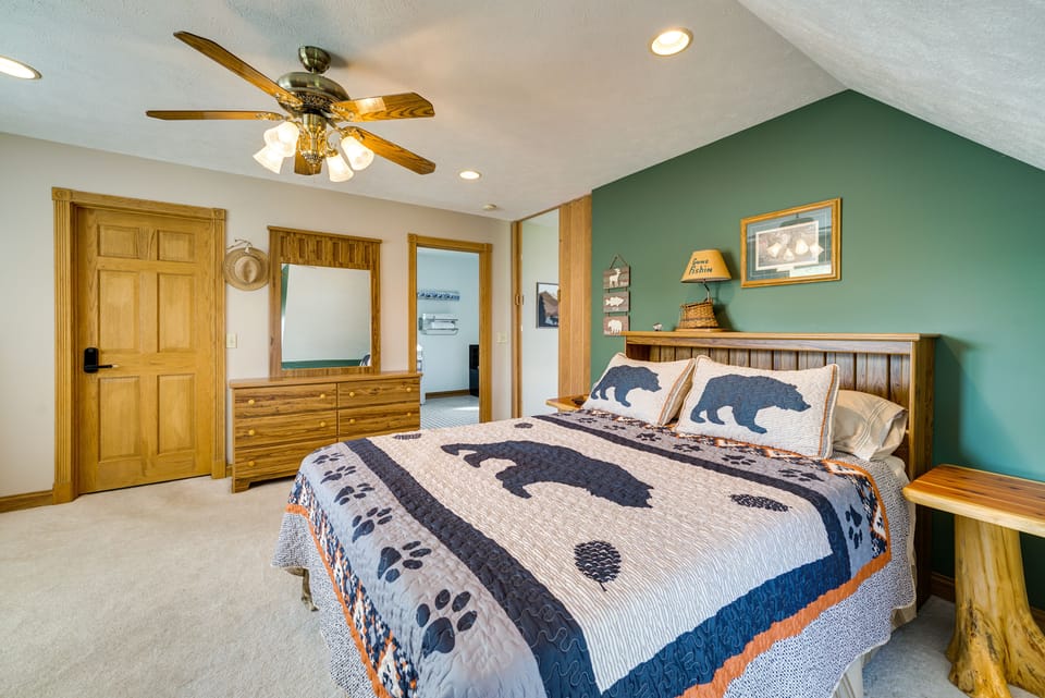 2nd floor master bedroom with ensuite bath.  