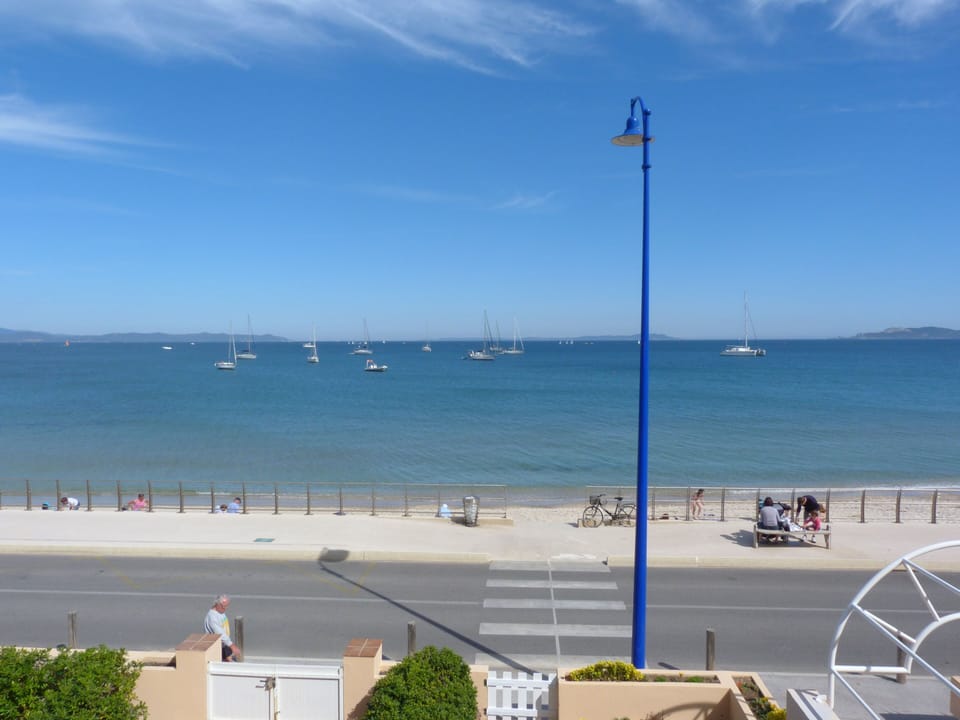 From the terrace in April 