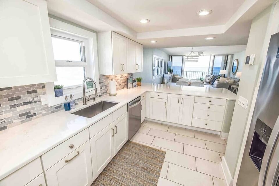 Stainless appliances, views for days.