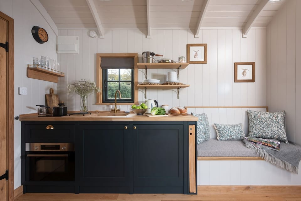 Kitchenette, Seating Area-Devon Heaven Hideaways