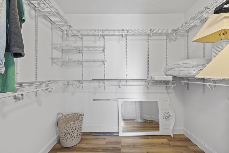 Extra Large Closet in Primary Bedroom
