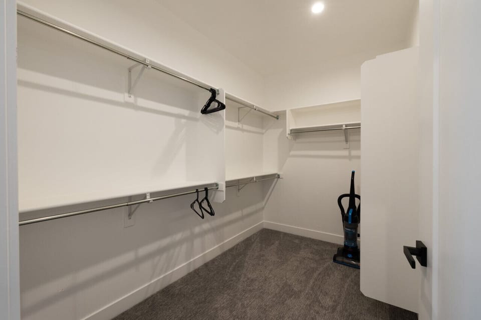 Plenty of space to unpack, hang your clothes, and settle in for a comfortable stay.