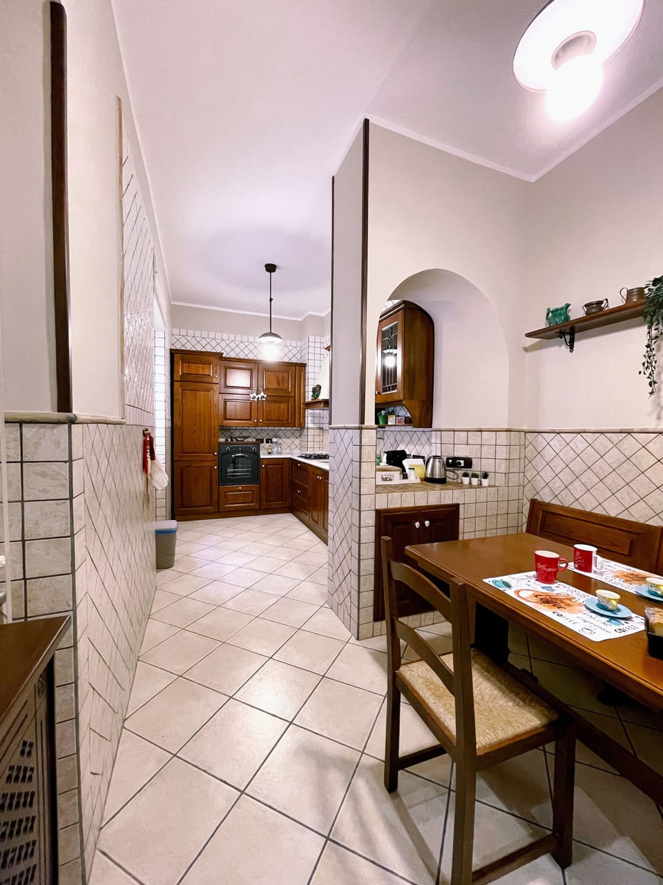 Oven, stovetop, dishwasher, electric kettle
