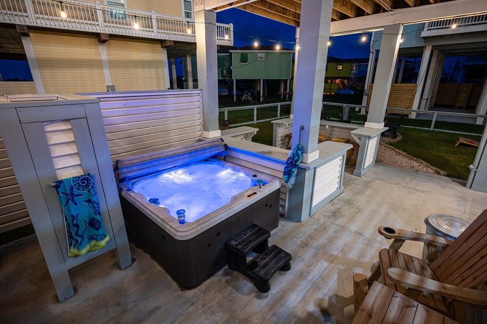 Private Hot Tub area