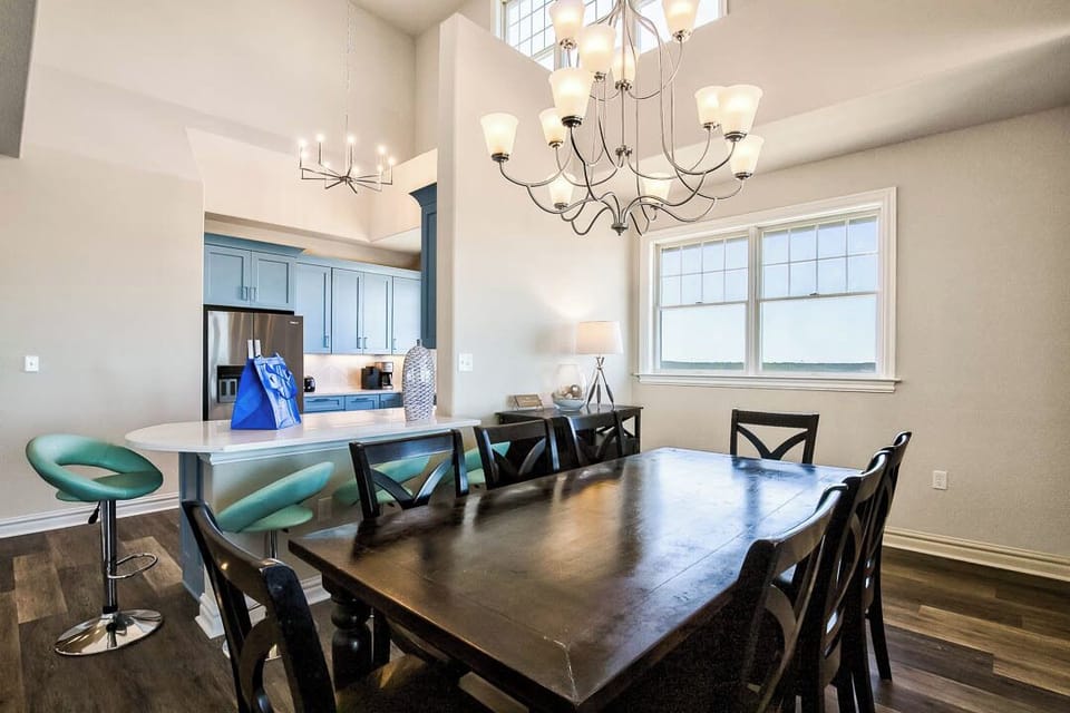 Main-Level Dining Room with Table (seats 8)